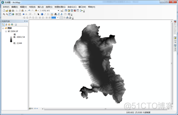 arcgis显示dem高程值 arcgis dem生成高程点_数据