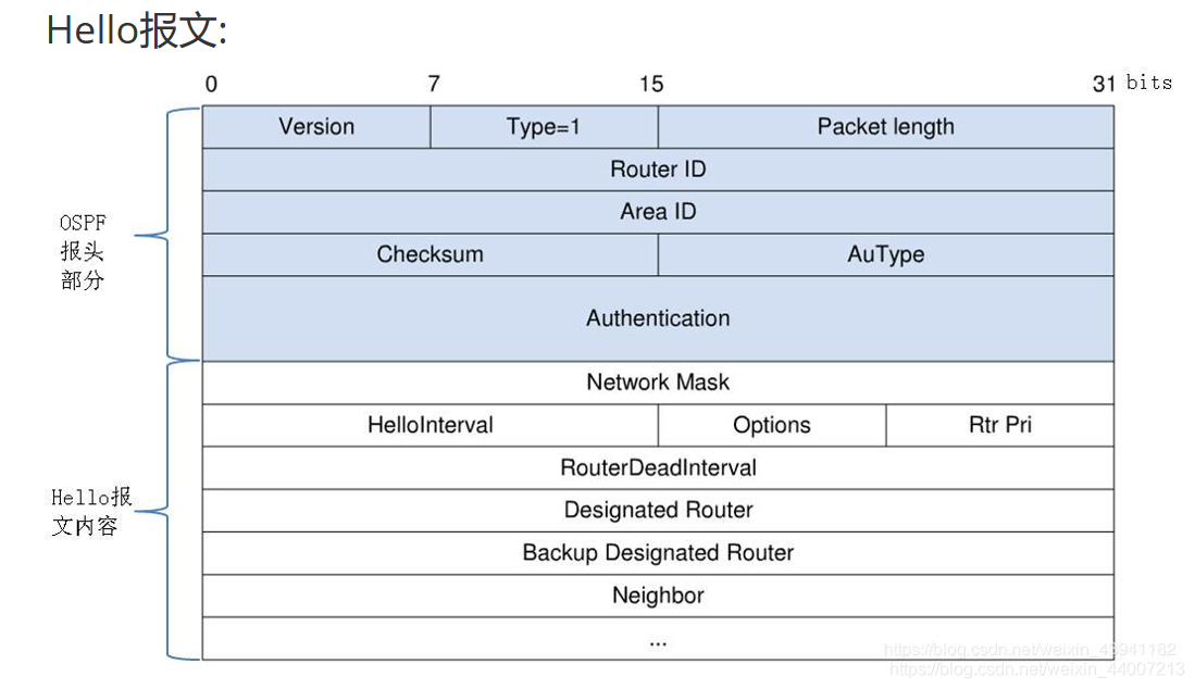 OSPF协议的五大报文 ospf协议报文有哪些类型_OSPF_03