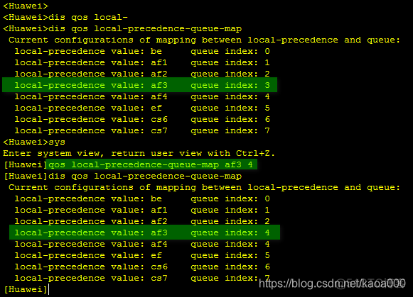 hcl qos app policy 加到VLAN下 qos配置_映射关系_05