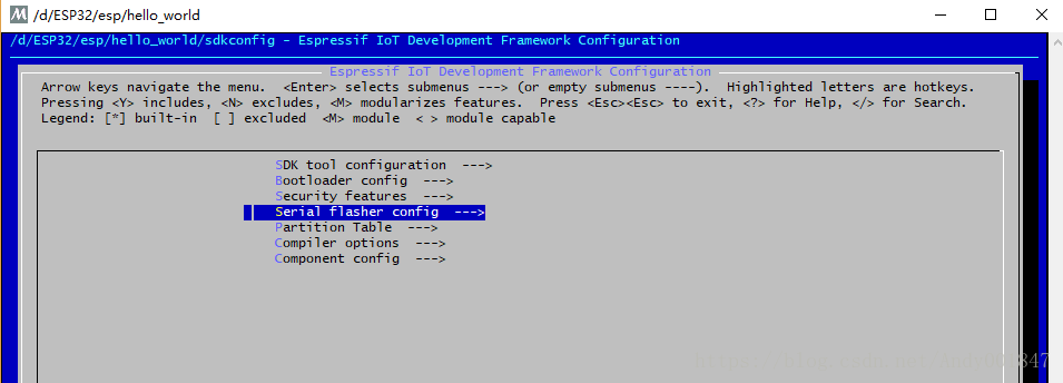 esp32 程序框架 esp32开发环境搭建_示例代码_04