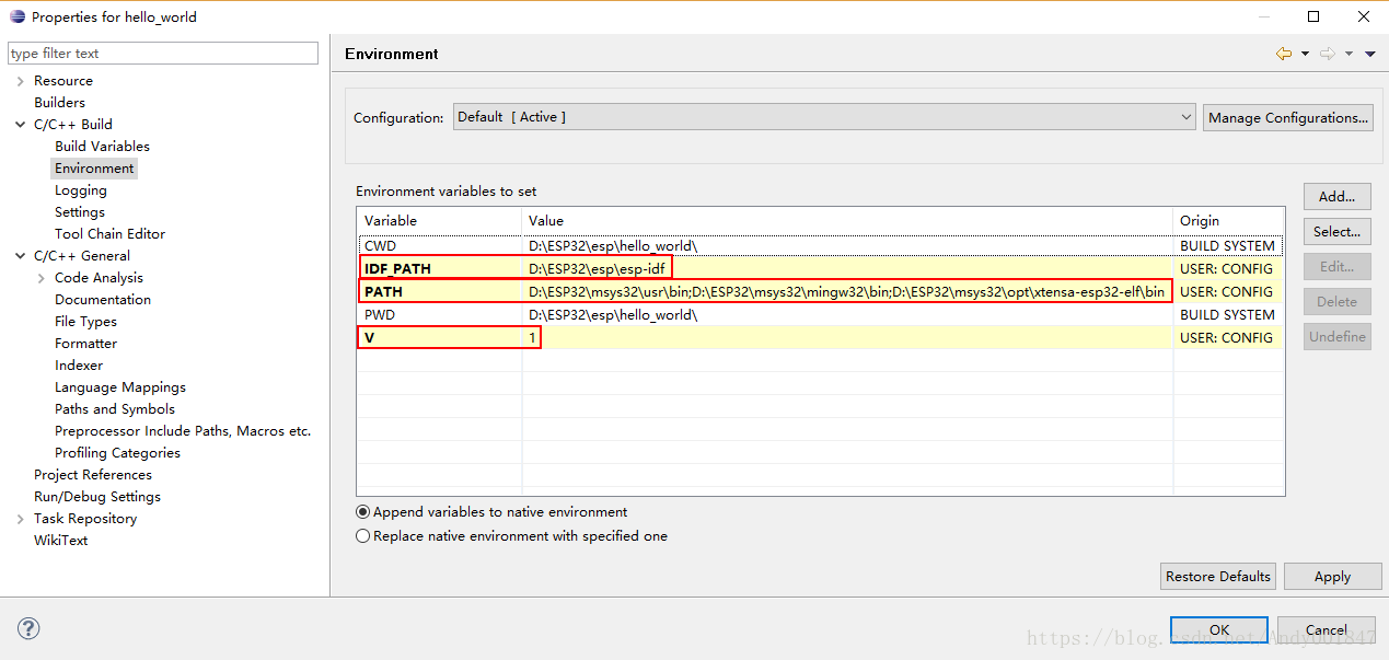 esp32 程序框架 esp32开发环境搭建_eclipse_16