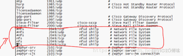 nfs rpcbind端口 nfs的端口号是多少_nfs rpcbind端口