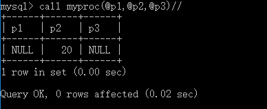 init_process_group参数详解 in process out_MySQL存储过程_03