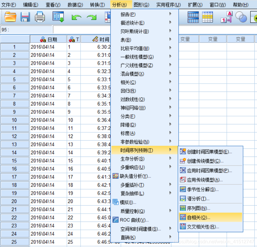 ARIMA回归结果分析怎么看 spss中arima模型结果分析_动态规划_11