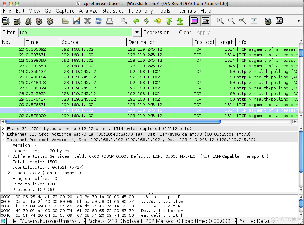 tcp 链接 wireshark 分析 基于wireshark的tcp分析_tcp 链接 wireshark 分析_02