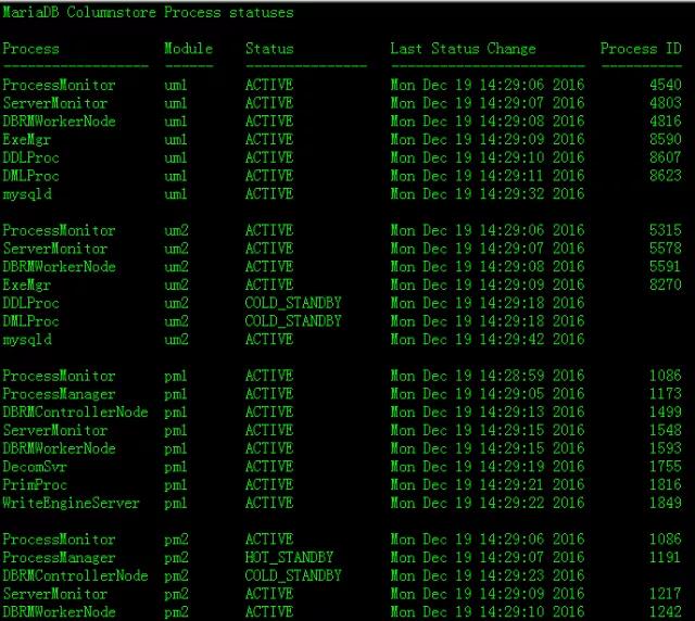 Mariadb galera日志 mariadb columnstore_c/c++_10