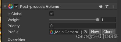 unity后处理打开没反应 unity后处理效果_权重_02