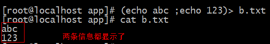 linux重定向 sudo Linux重定向输出_bc_22