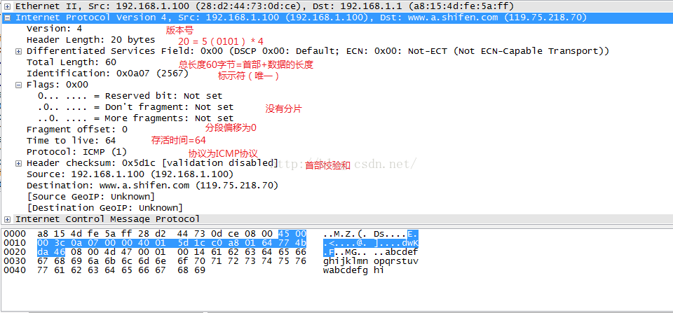 wireshark sip协议解读 wireshark ip协议分析_子网_05