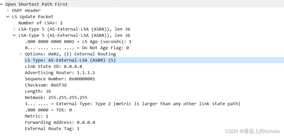 ospf 4 类LSA ospf4类lsa泛洪范围_缺省路由_02