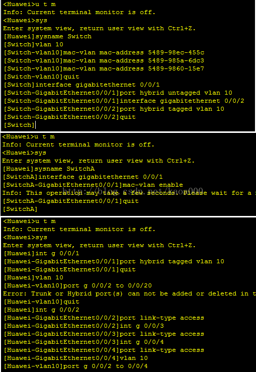 NPS MAC 认证 下发 vlan mac vlan配置_数据帧_05