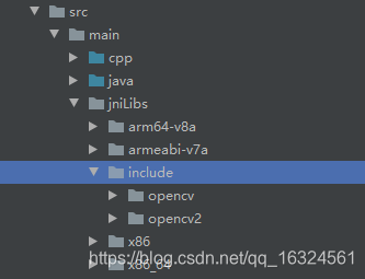 OpenCV后端目录结构 opencv jni_本地库_02