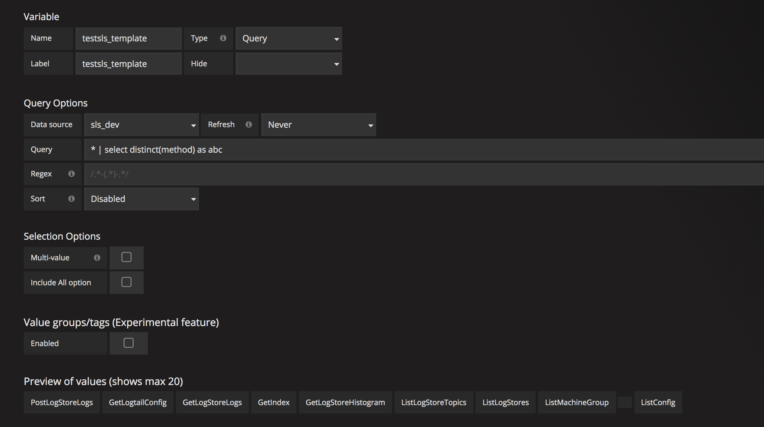 grafana 日期参数 grafana 日志_数据源_12