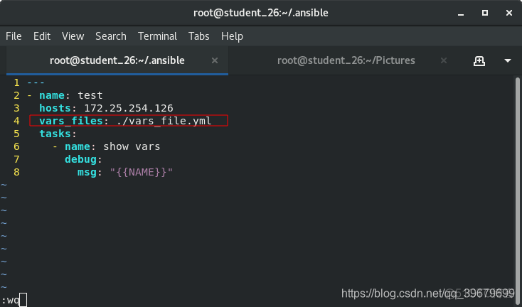 ansible免密登录命令 ansible_user ansible_password_vim_03