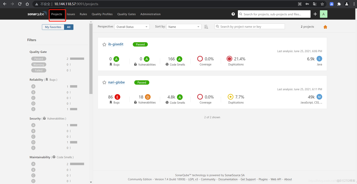 jenkins看sonar检测失败 jenkins集成sonar_linux_15