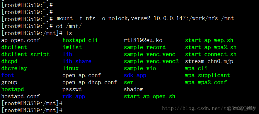 nfs启动命令行 nfs开机启动_开发板_06