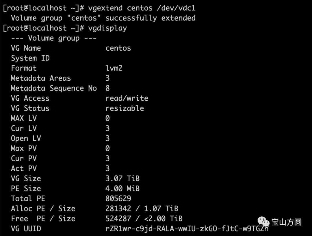 centos磁盘管理 centos7磁盘管理工具_centos7 挂载磁盘_13