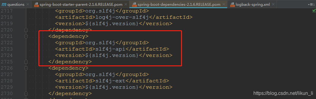 springboot slf4j配置详解 springboot引入slf4j_sed