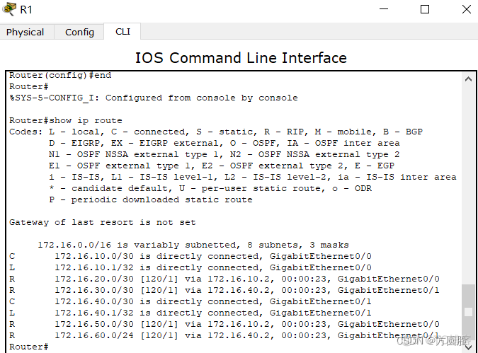 rip和ospf多路径综合实验 rip和ospf配置实验报告_rip和ospf多路径综合实验_07