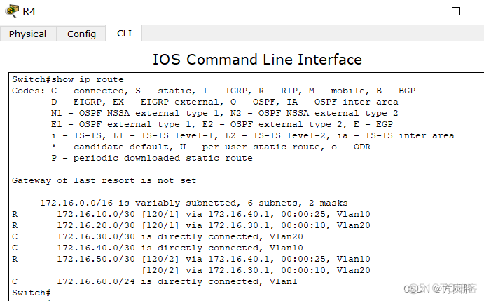 rip和ospf多路径综合实验 rip和ospf配置实验报告_rip和ospf多路径综合实验_10