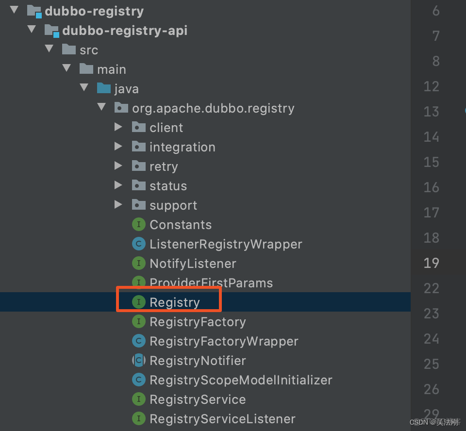 Registry dubbo的注册中心_dubbo_04