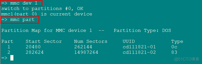 UBOOT spi emmc 双启动 uboot emmc命令_UBOOT spi emmc 双启动_12