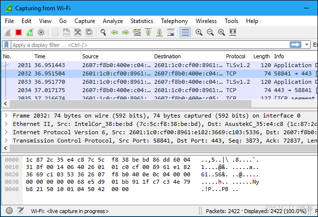 Wireshark模糊搜索IP wireshark搜索数据包内容_python_03