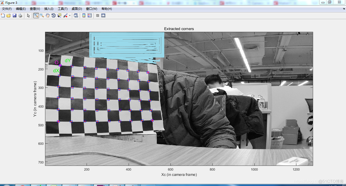 matlab标定板检测和opencv的不同 matlab标定图生成_单目_09