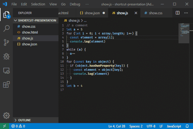 vscode lua 快捷键 vscode快捷键运行_快捷方式_20