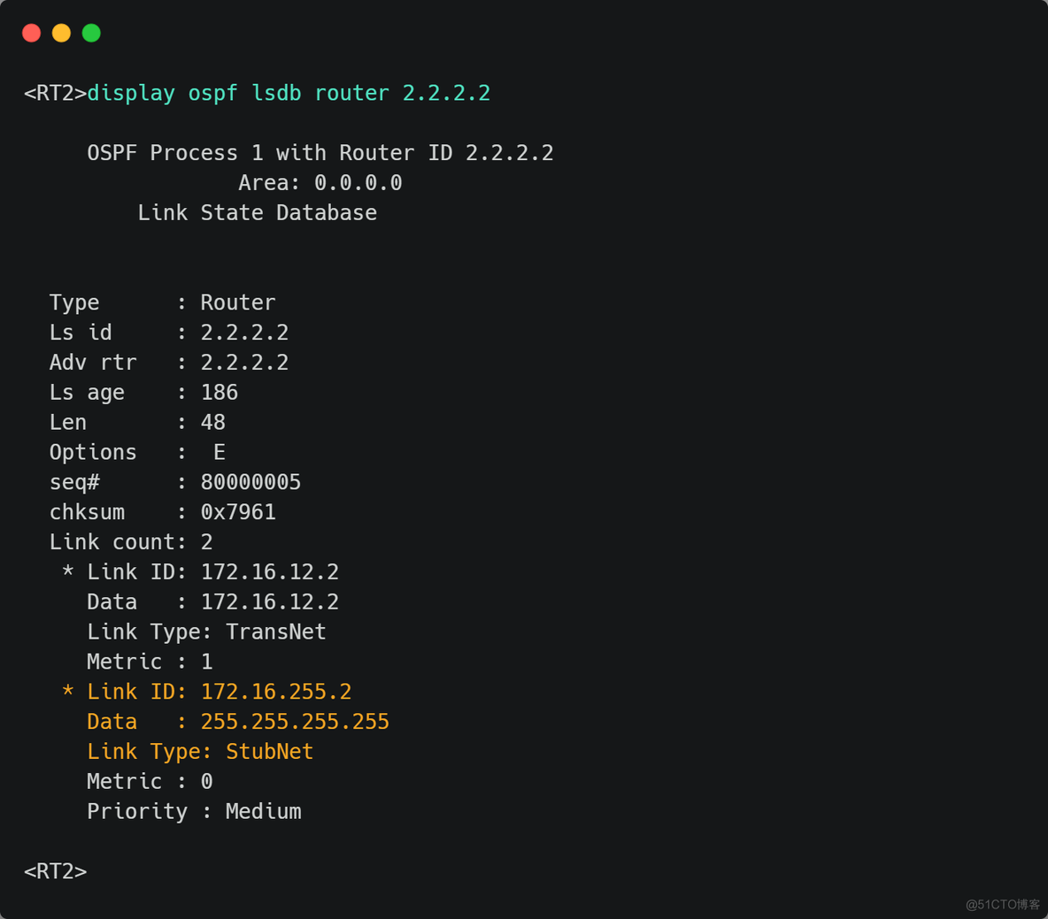 ospf配置中LoopBack ospf配置命令实例_网络_07