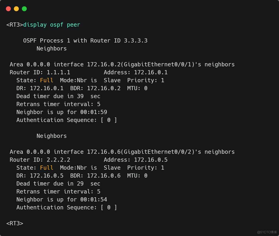 ospf配置中LoopBack ospf配置命令实例_动态路由实验_18