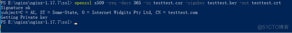 不重新装nginx怎样替换openssl nginx 安装openssl_命令行_08