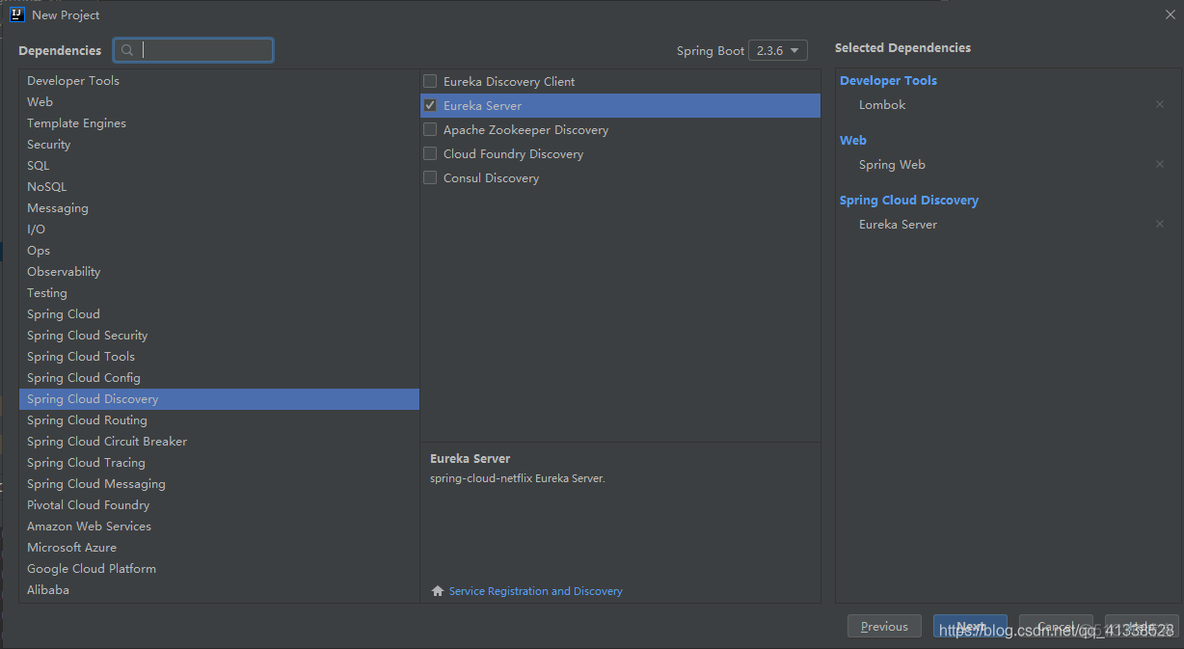 springcloud Eureka双节点 服务注册和发现 多个 defaultZone springcloud整合eureka_spring_04