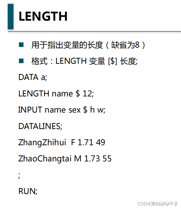 SAS 中的DATALINES sas data input_数据_28