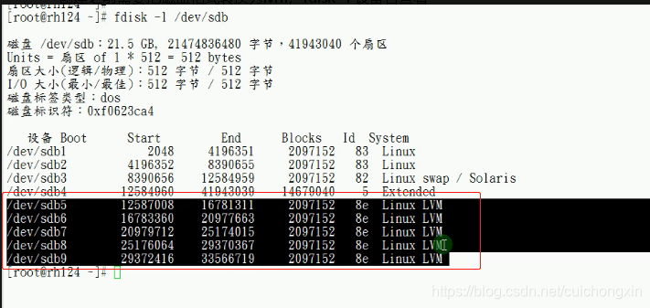 linux下的lvs linux lvs命令_磁盘管理