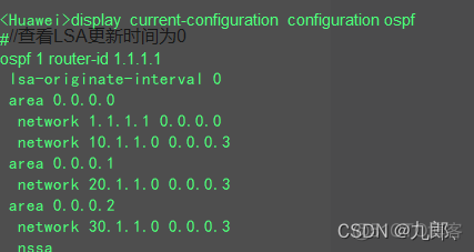 linux配置ospf路由 ospf路由配置命令详解_tcp/ip_10