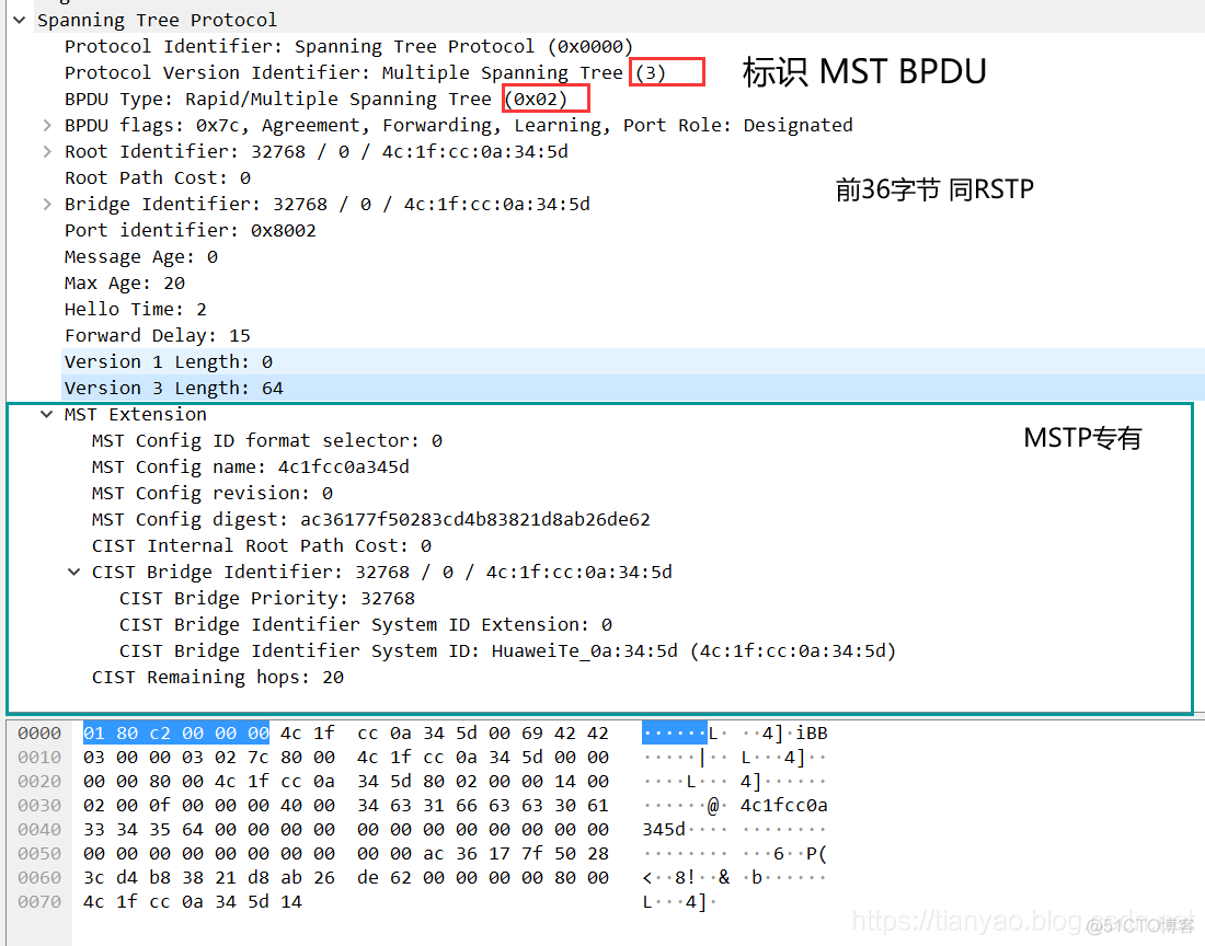 mstp 中的 Desg mstp特点_网络_03