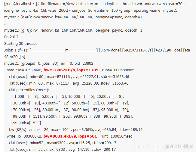 linux gpu计算能力测试程序 linux 性能测试_文件大小