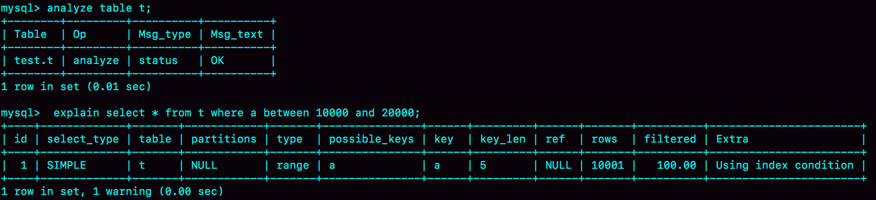 多个字段一个索引 多个索引 用哪个_MySQL_06