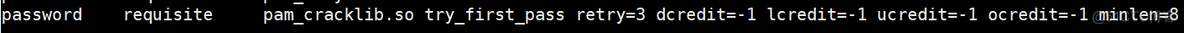 linux查看密码使用哪种加密算法 linux系统查看密码策略_复杂度_02