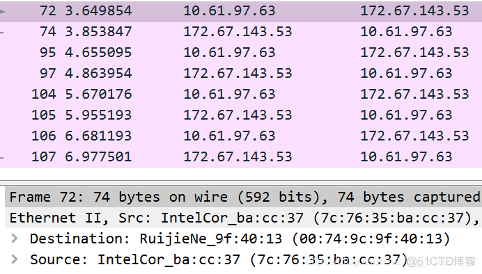 怎么通过wireshark抓包分析MAC帧结构 wireshark抓包mac地址_IP_04