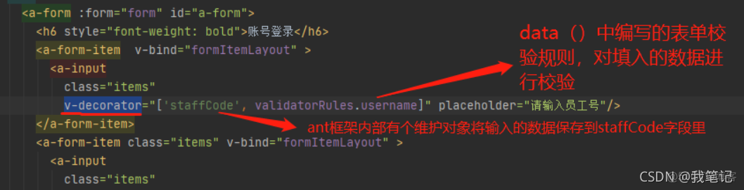 vue ant design表单form高度 ant design vue表单校验_数据