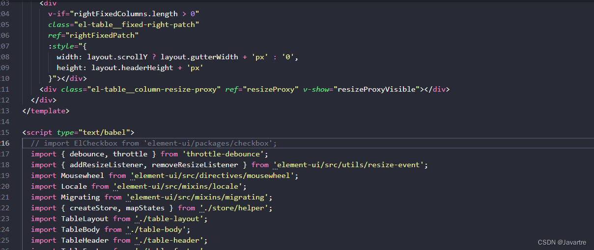 elementplus中table方法 element ui el-table_elementui_02