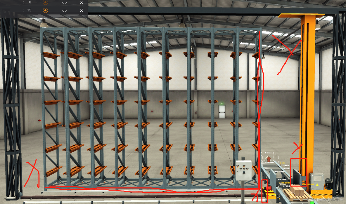 3d仓库模拟 js 仓库仿真模型_经验分享_07