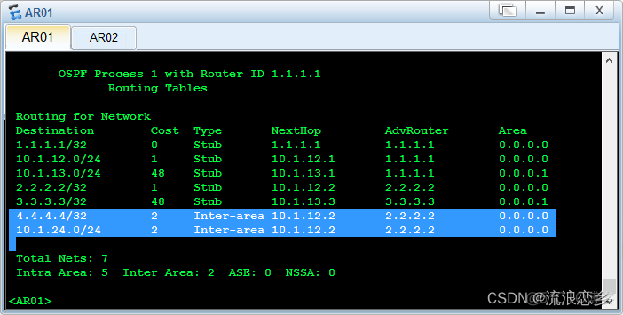 OSPF 协议分析实验总结 ospf协议实验报告_链路_39