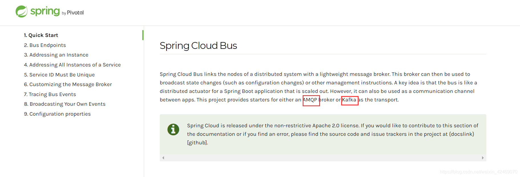 Springcloud config能主动检测配置更新吗 springcloud config bus_消息总线