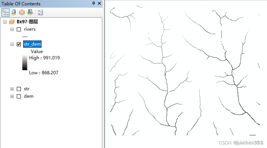 arcgis将DEM提取的坡向重分类为阴阳坡 arcgis中坡度提取_栅格_07