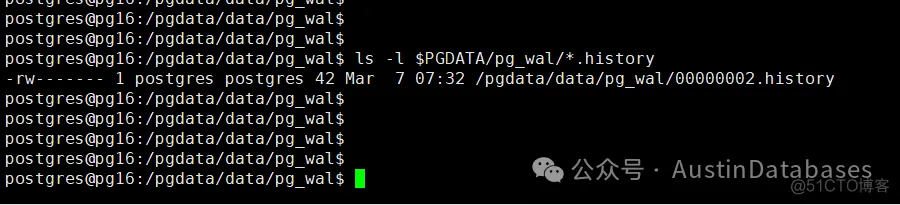 PostgreSQL WAL 文件中时间线与如何进行标识_数据库_02