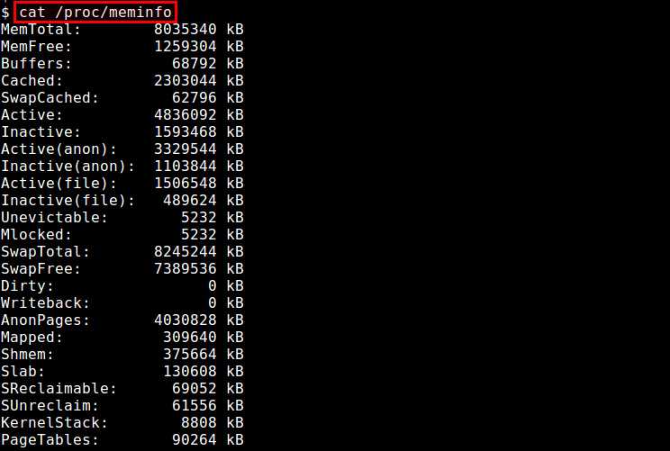 LWIP如何监控内存 linux监控内存使用情况_top命令