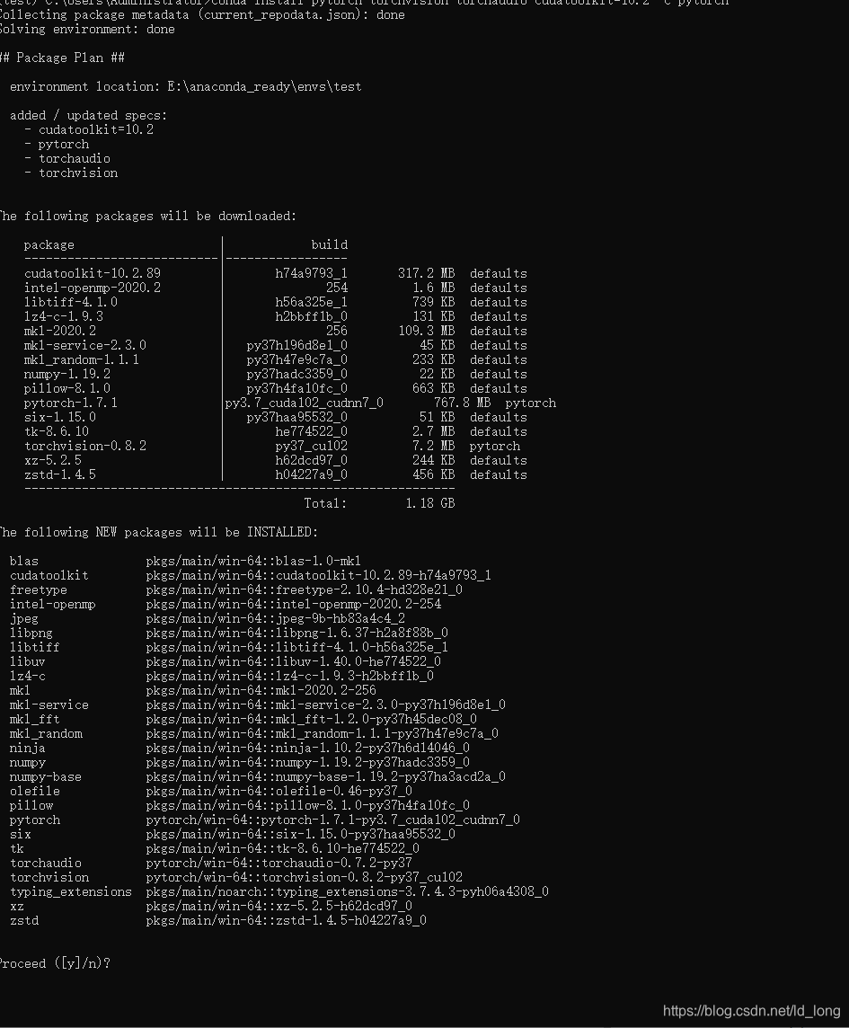 安装pytorch很耗时 pytorch要下载多久_python_02